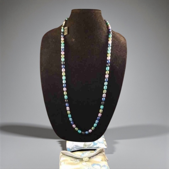 Honora .925 Sterling Silver Pastel Freshwater Pearl Necklace NWT